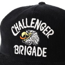 画像4: CHALLENGER/CORDUROY EAGLE CAP（BLACK）［コーデュロイイーグルキャップ-26秋冬］ (4)