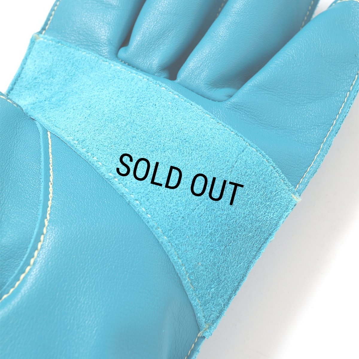 画像5: CHALLENGER/LEATHER GLOVE（TURQUOISE）［レザーグローブ-26秋冬］ (5)