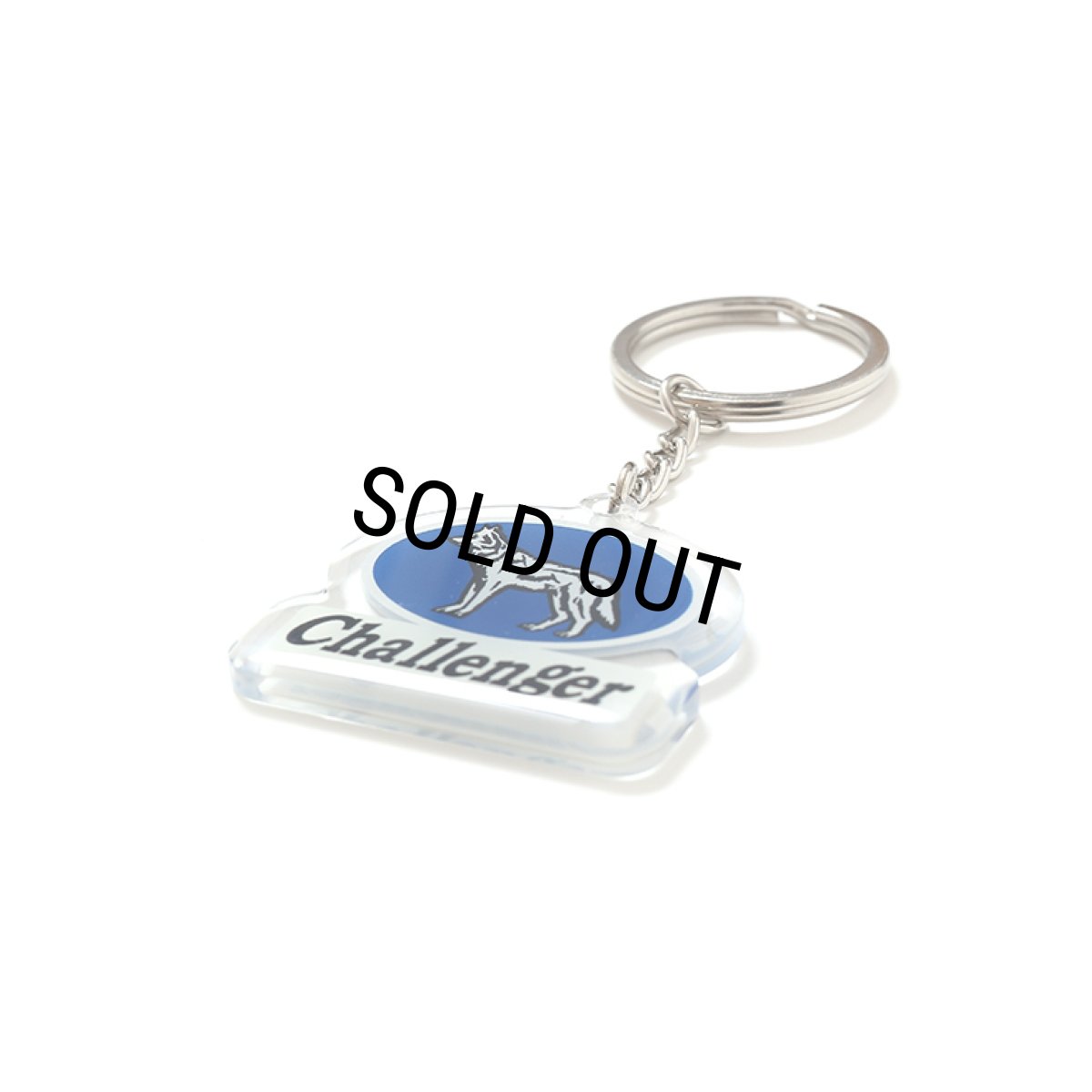 画像3: CHALLENGER/WOLF KEY RING（CLEAR）［ウルフキーリング-26秋冬］ (3)