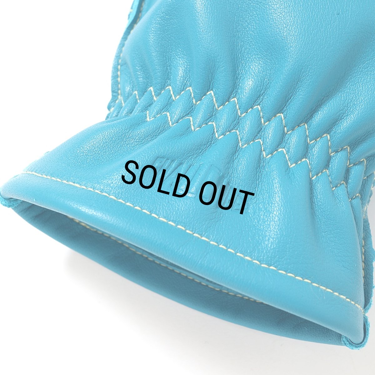画像3: CHALLENGER/LEATHER GLOVE（TURQUOISE）［レザーグローブ-26秋冬］ (3)