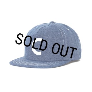 CHALLENGER/DENIM C PATCH CAP（WASHED INDIGO）［デニム