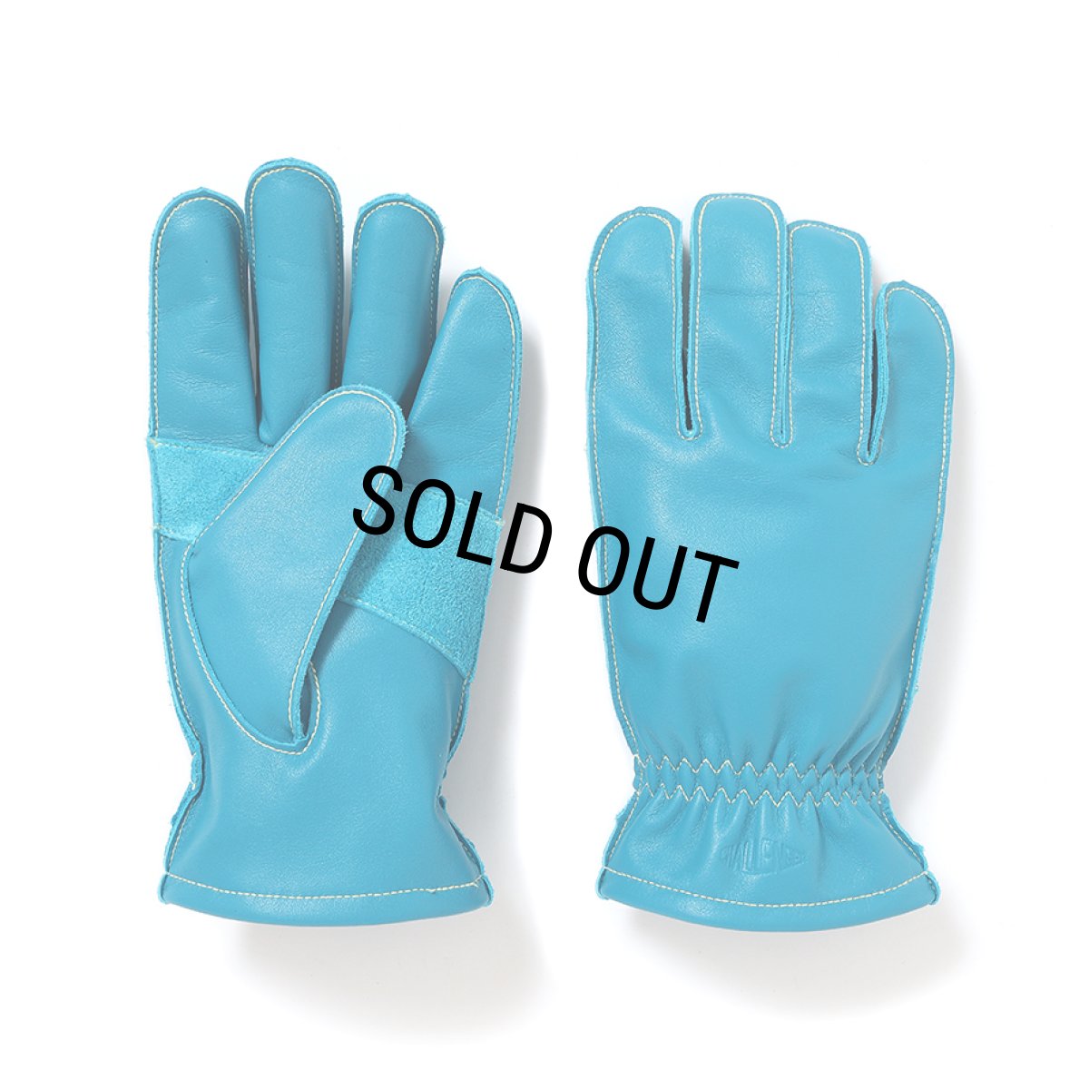 画像2: CHALLENGER/LEATHER GLOVE（TURQUOISE）［レザーグローブ-26秋冬］ (2)