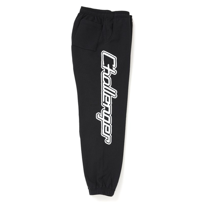 画像2: CHALLENGER/SWEAT PANTS（BLACK）［スウェットパンツ-26秋冬］