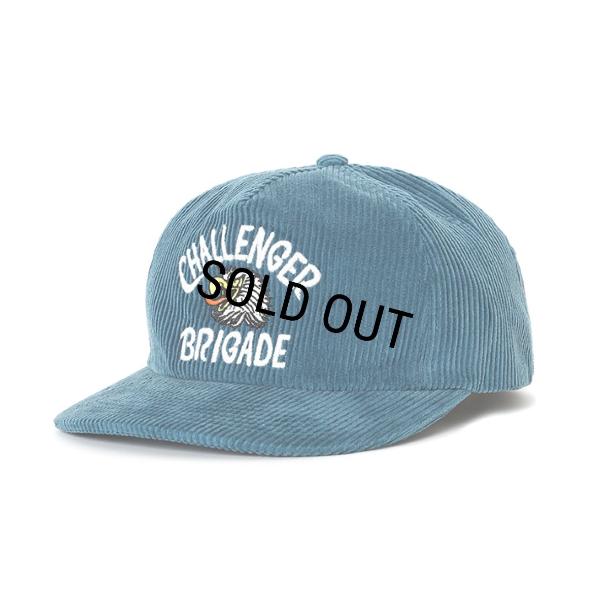 画像1: CHALLENGER/CORDUROY EAGLE CAP（DARK BLUE）［コーデュロイイーグルキャップ-26秋冬］ (1)