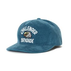 画像1: CHALLENGER/CORDUROY EAGLE CAP（DARK BLUE）［コーデュロイイーグルキャップ-26秋冬］ (1)