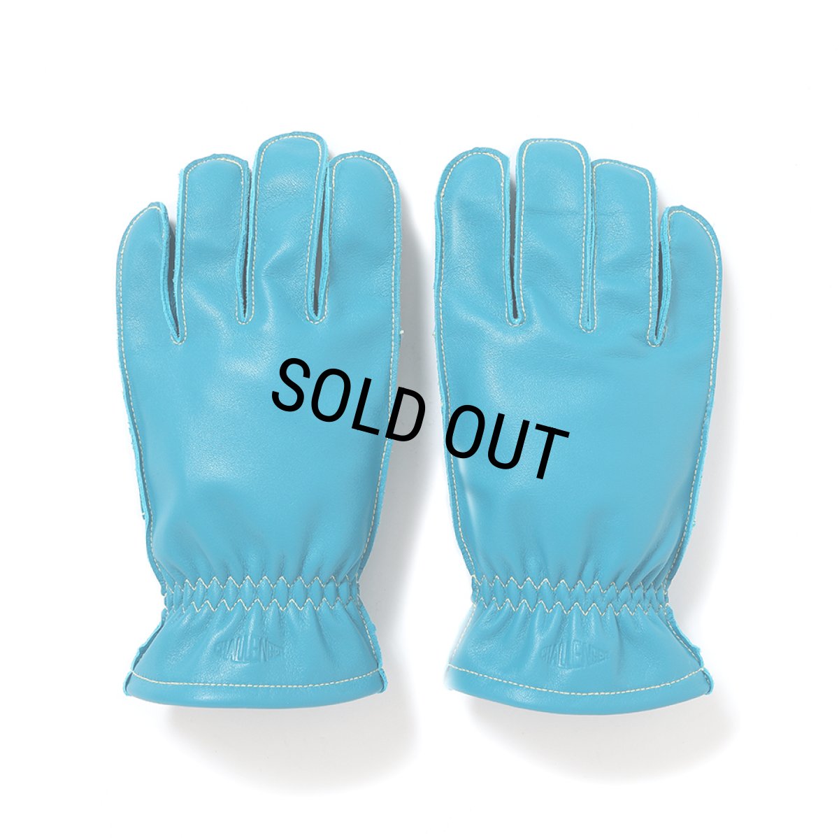 画像1: CHALLENGER/LEATHER GLOVE（TURQUOISE）［レザーグローブ-26秋冬］ (1)