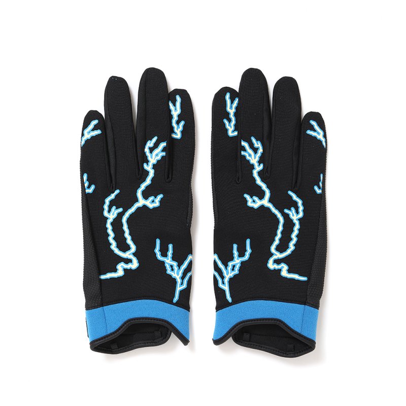 画像1: CHALLENGER/MECHANIC THUNDER GLOVE（BLACK）［メカニックサンダーグローブ-26秋冬］