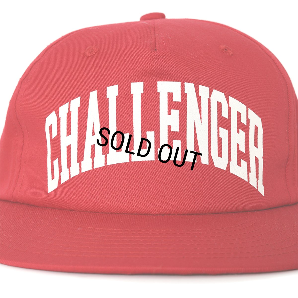 画像4: CHALLENGER/COLLEGE CAP（RED）［カレッジキャップ-26秋冬］ (4)