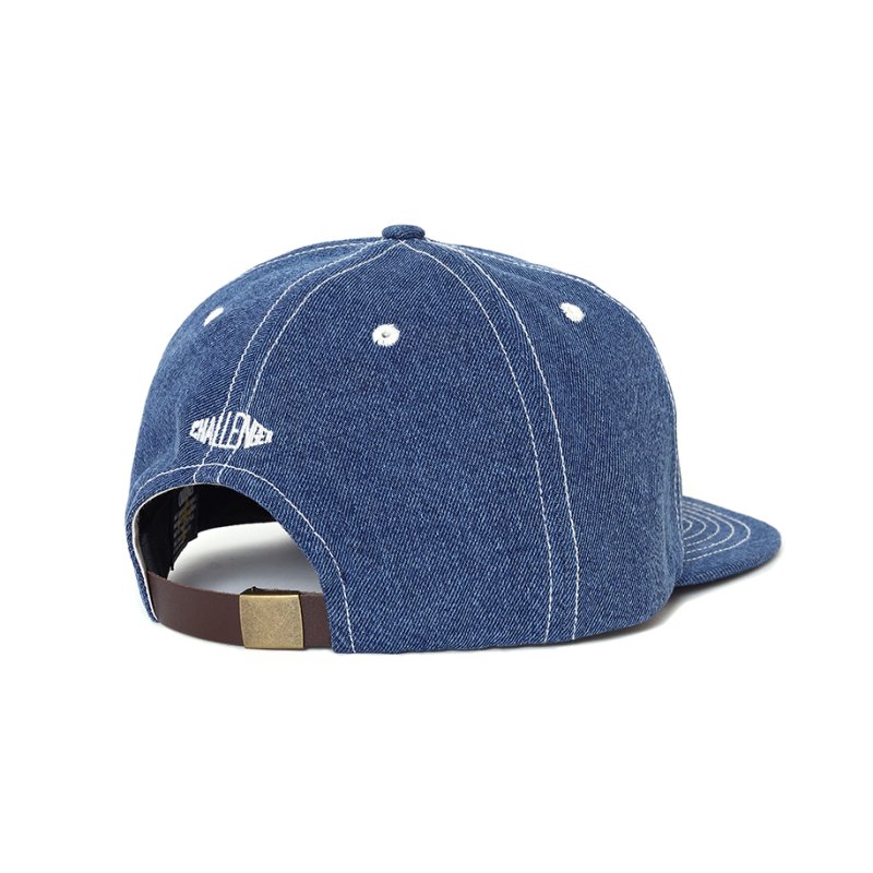 画像2: CHALLENGER/DENIM C PATCH CAP（WASHED INDIGO）［デニム"C"パッチキャップ-26秋冬］