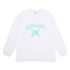 画像1: CHALLENGER/L/S SKULL TEE（WHITE）［スカル長袖T-26秋冬］ (1)