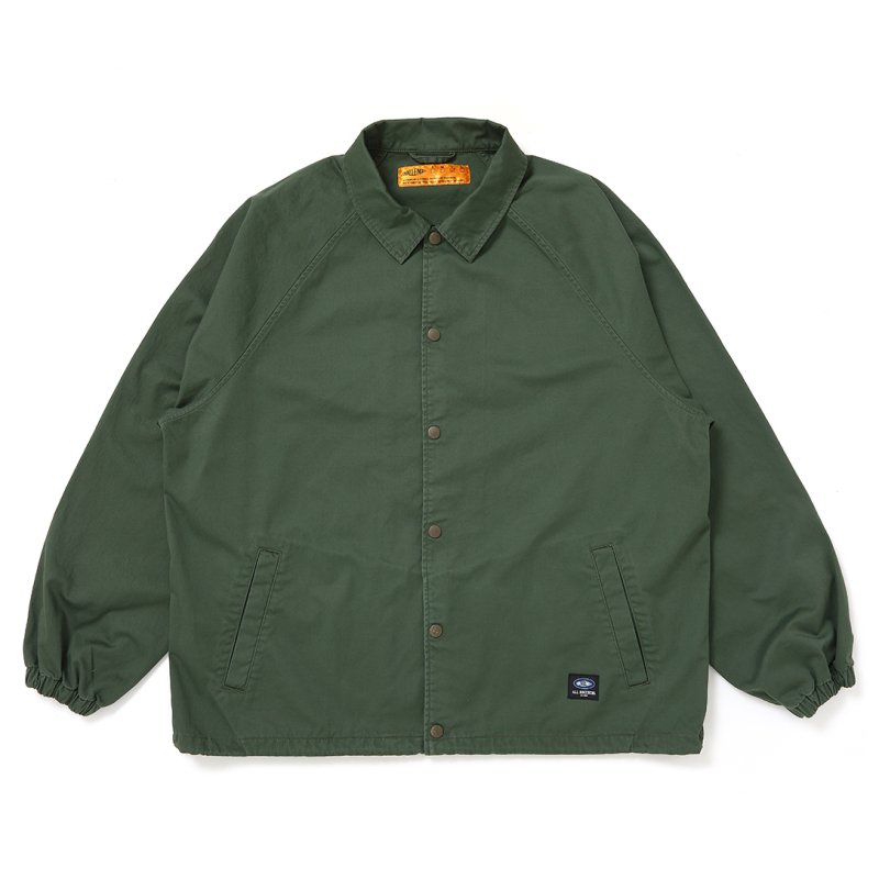 画像1: CHALLENGER/COACH SHIRT（OLIVE）［コーチシャツ-26秋冬］