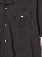 画像3: BUENA VISTA/Guayabera s/s shirt（BLACK）［キューバシャツ-26春夏］ (3)