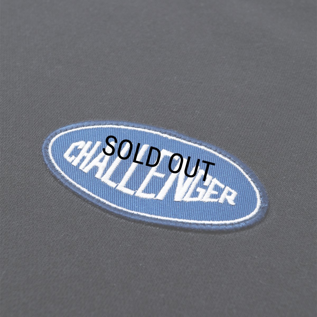 画像3: CHALLENGER/C/N LOGO PATCH SWEAT（GRAY）［ロゴパッチスウェット-26秋冬］ (3)