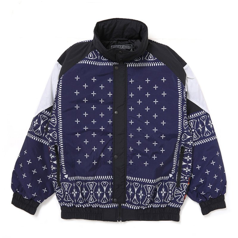 画像1: CHALLENGER/BANDANA 80'S JACKET（NAVY）［バンダナ80'S JKT-25秋冬］