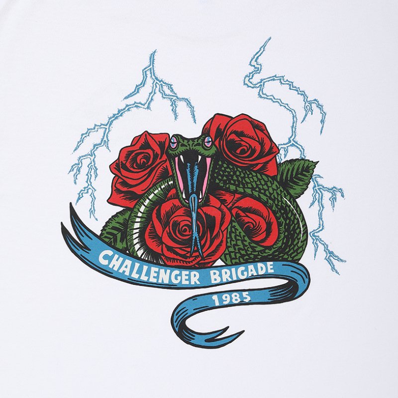 画像3: CHALLENGER/SNAKE TEE（WHITE）［スネークT-26秋冬］