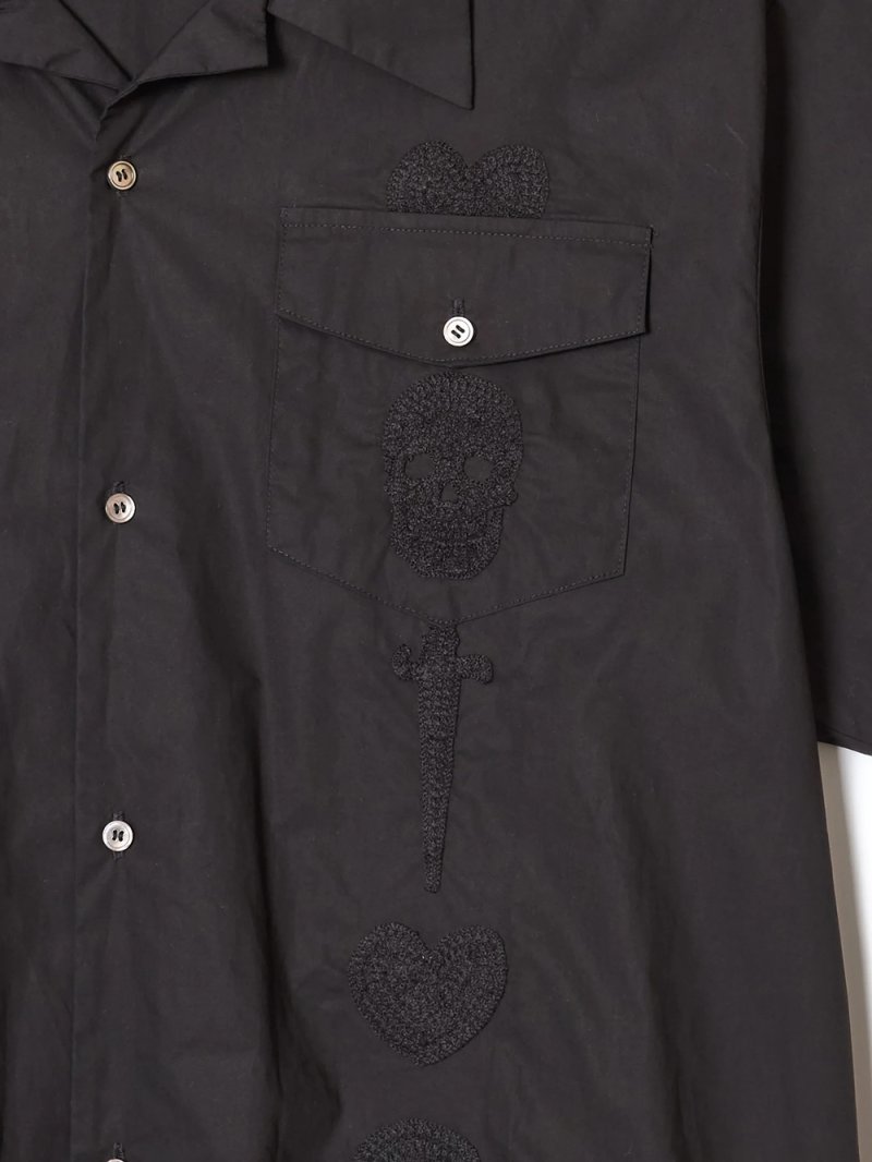 画像3: BUENA VISTA/Guayabera s/s shirt（BLACK）［キューバシャツ-26春夏］