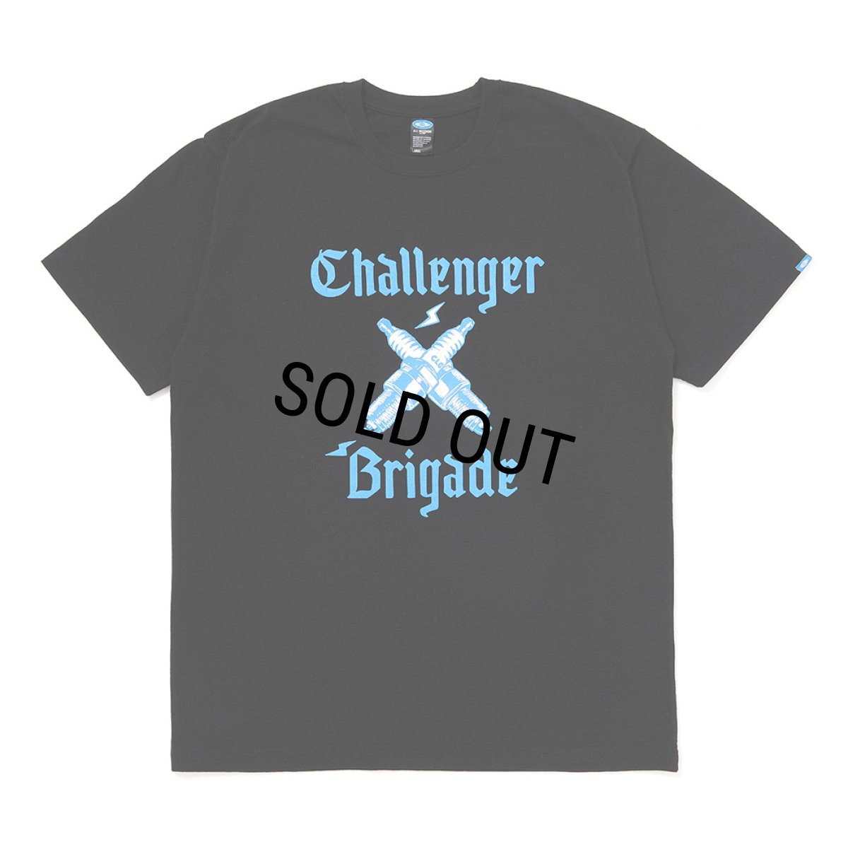 画像1: CHALLENGER/SPARK TEE（BLACK）［スパークT-26秋冬］ (1)