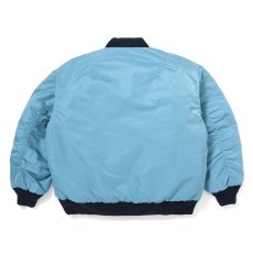 画像2: CHALLENGER/REVERSIBLE MA-1 JACKET（BLUE GRAY/YELLOW）［リバーシブルMA-1 JKT-26秋冬］ (2)
