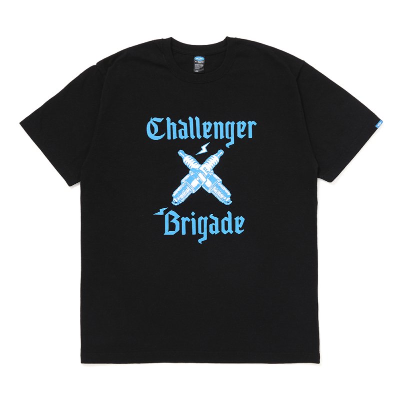 画像1: CHALLENGER/SPARK TEE（BLACK）［スパークT-26秋冬］