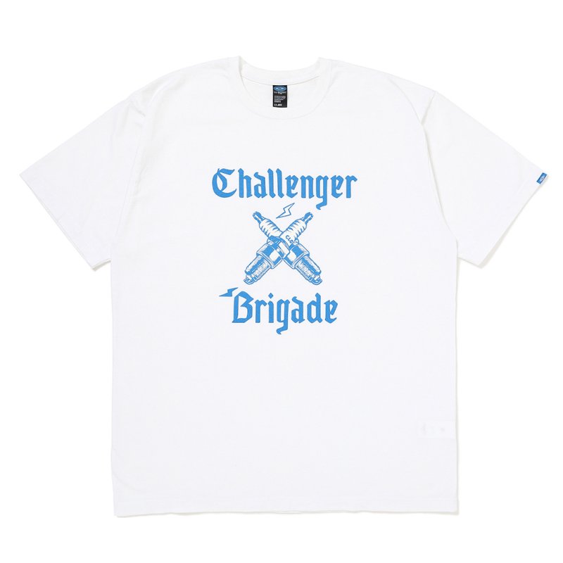 画像1: CHALLENGER/SPARK TEE（WHITE）［スパークT-26秋冬］
