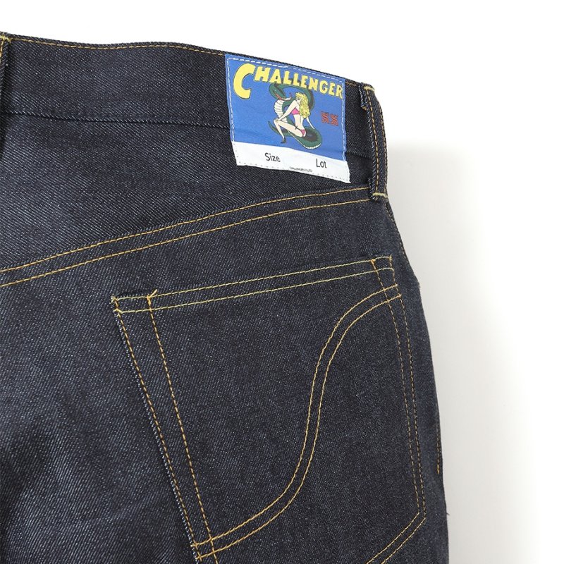 CHALLENGER デニム パンツ ジーンズ ストレート インディゴ M CHALLENGER/CLASSIC DENIM PANTS（INDIGO）［クラシックデニムパンツ
