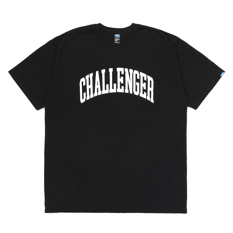 画像1: CHALLENGER/COLLEGE TEE（BLACK）［カレッジT-26秋冬］