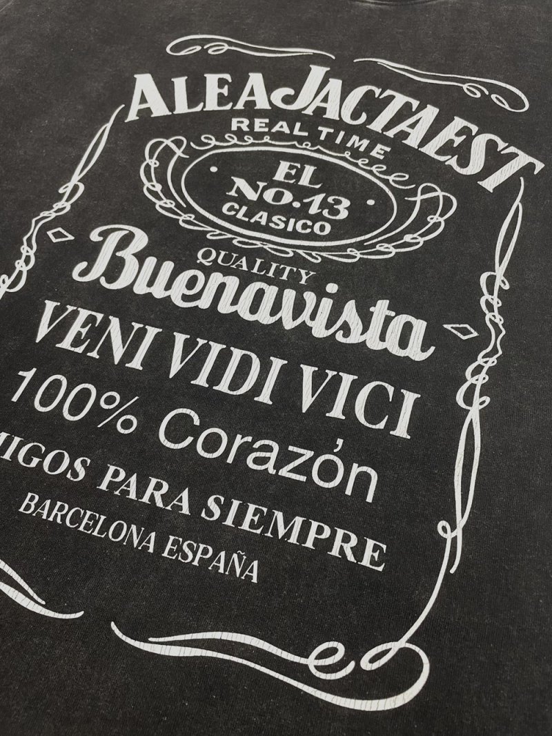 画像2: BUENA VISTA/AJE pigment tee（BLACK）［ピグメントT-26春夏］