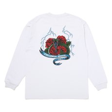 画像1: CHALLENGER/L/S SNAKE TEE（WHITE）［スネーク長袖T-26秋冬］ (1)