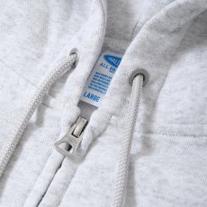画像3: CHALLENGER/WOLF ZIP HOODIE（GRAY）［ウルフジップフーディー-26秋冬］ (3)