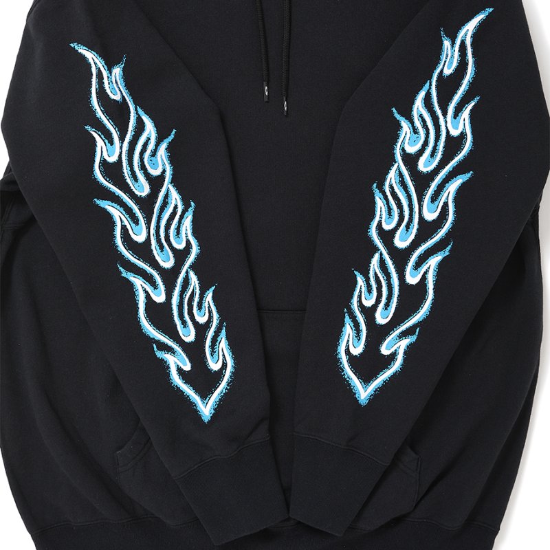 画像3: CHALLENGER/FLAME HOODIE（BLACK）［フレイムフーディー-26秋冬］