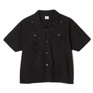 BUENA VISTA/Guayabera s/s shirt（BLACK）［キューバシャツ-26春夏