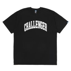 画像1: CHALLENGER/COLLEGE TEE（BLACK）［カレッジT-26秋冬］ (1)