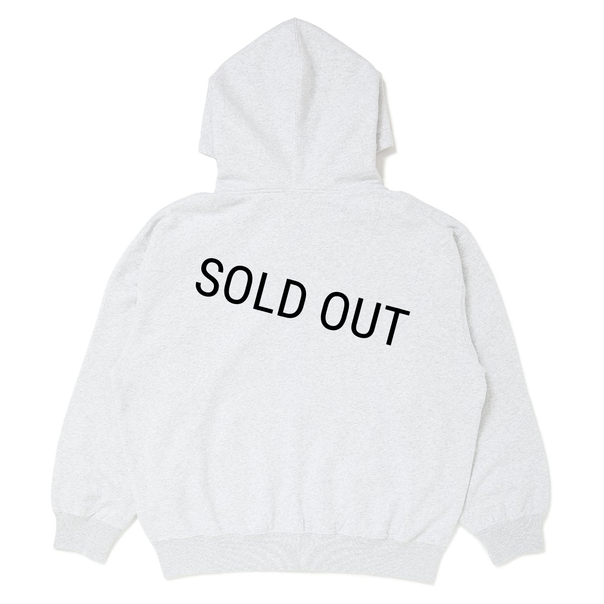 画像2: CHALLENGER/WOLF ZIP HOODIE（GRAY）［ウルフジップフーディー-26秋冬］ (2)