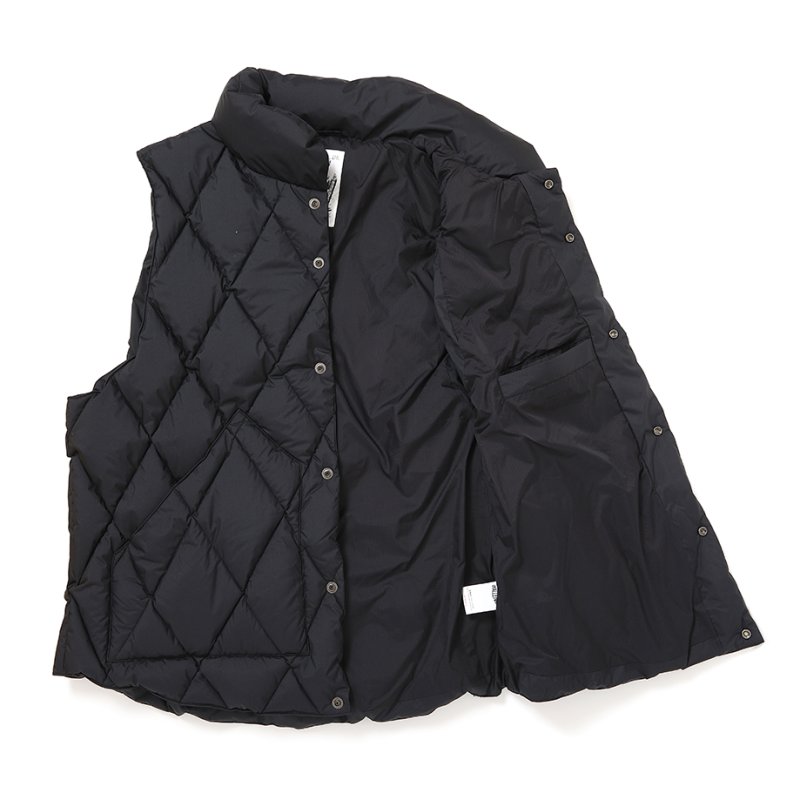 画像3: CHALLENGER/QUILTING DOWN VEST（BLACK）［キルティングダウンベスト-26秋冬］