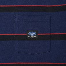 画像4: CHALLENGER/L/S AUTHENTIC BORDER TEE（NAVY）［オーセンティックボーダー長袖T-26秋冬］ (4)