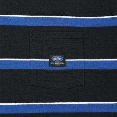 画像4: CHALLENGER/S/S AUTHENTIC BORDER TEE（BLACK）［オーセンティックボーダーT-26秋冬］ (4)