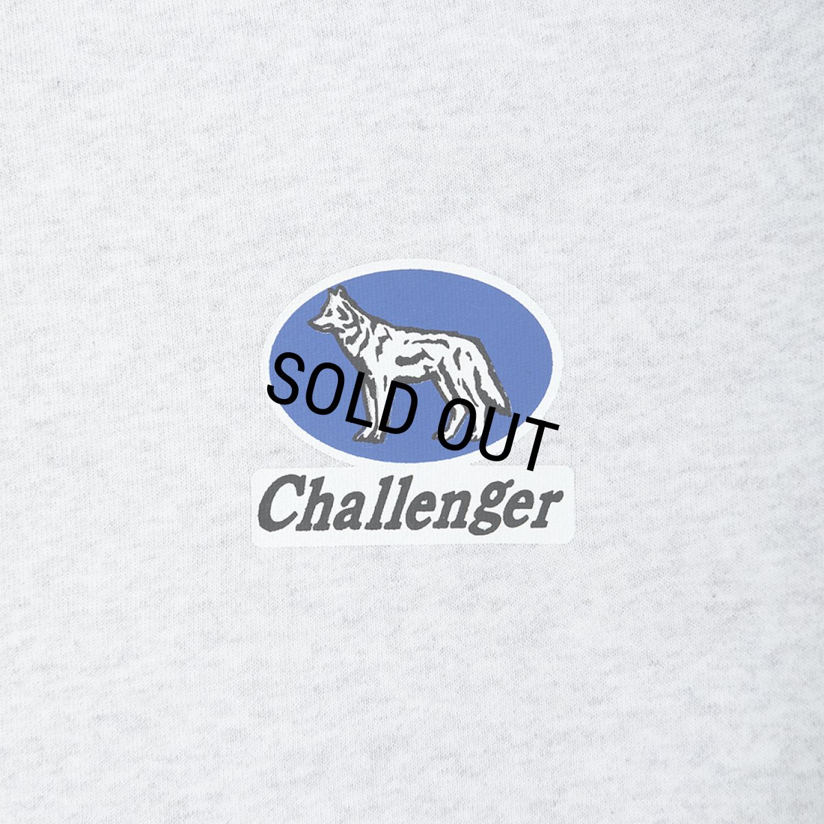 画像4: CHALLENGER/WOLF ZIP HOODIE（GRAY）［ウルフジップフーディー-26秋冬］ (4)