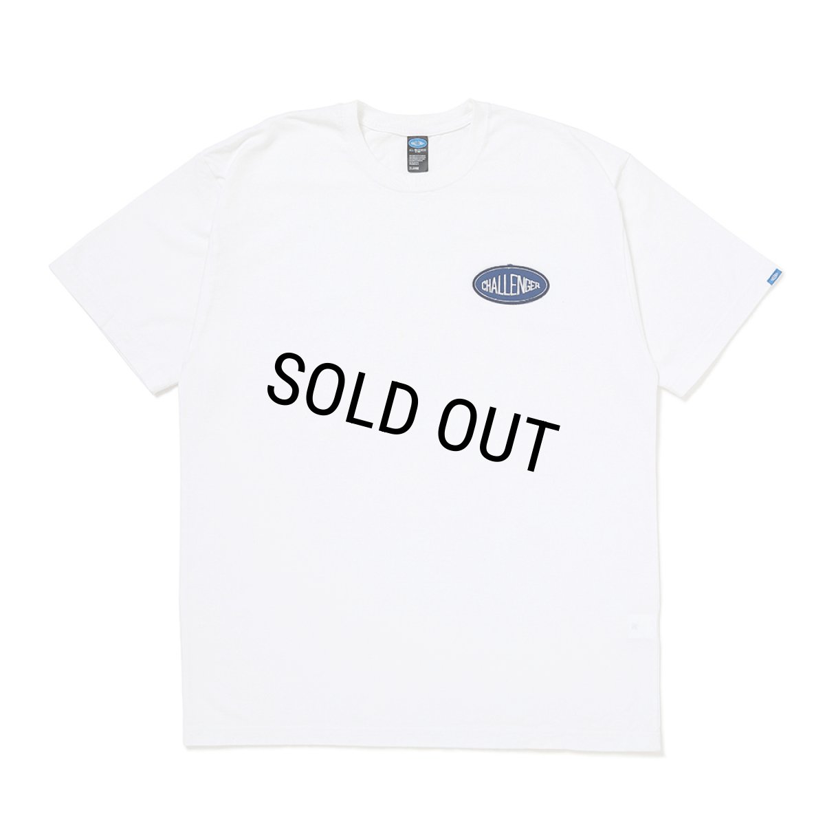 画像1: CHALLENGER/LOGO PATCH TEE（WHITE）［ロゴパッチT-26秋冬］ (1)