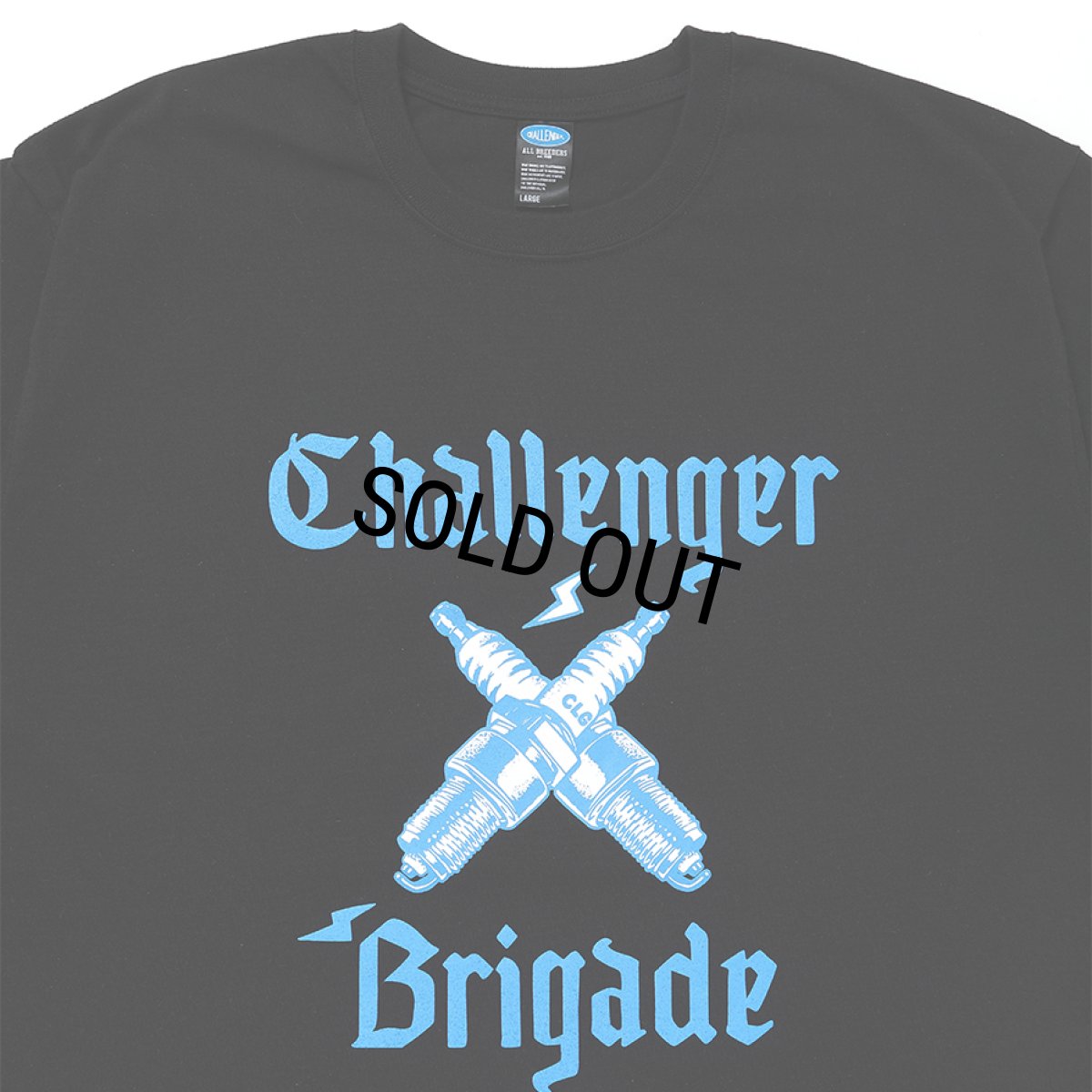 画像3: CHALLENGER/SPARK TEE（BLACK）［スパークT-26秋冬］ (3)