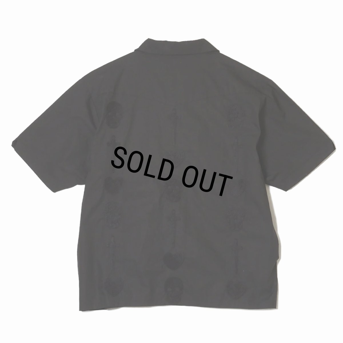 画像2: 【30%OFF】BUENA VISTA/Guayabera s/s shirt（BLACK）［キューバシャツ-26春夏］ (2)