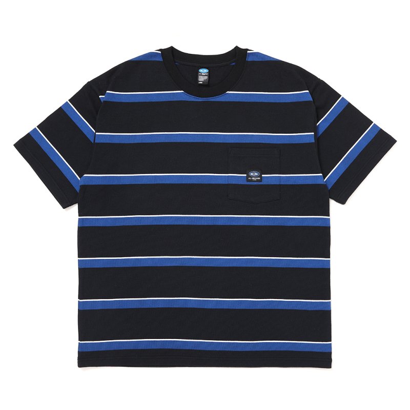 画像1: CHALLENGER/S/S AUTHENTIC BORDER TEE（BLACK）［オーセンティックボーダーT-26秋冬］