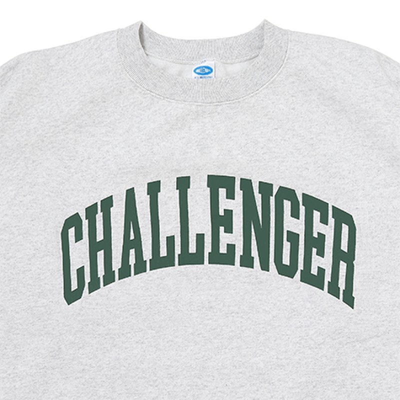 画像3: CHALLENGER/COLLEGE C/N SWEAT（GRAY）［カレッジスウェット-26秋冬］