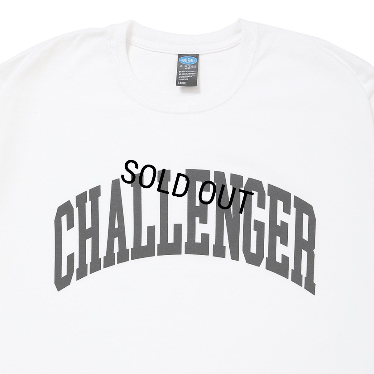 画像3: CHALLENGER/COLLEGE TEE（WHITE）［カレッジT-26秋冬］ (3)