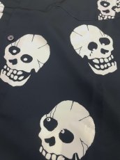 画像3: BUENA VISTA/Skull patterned s/s shirt（BLACK）［スカルオープンカラーシャツ-26春夏］ (3)