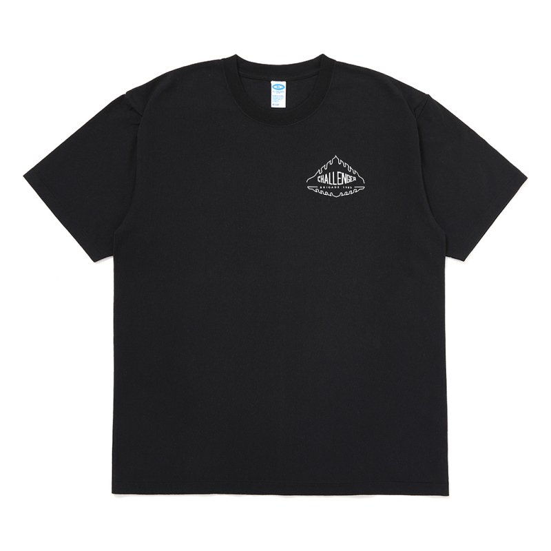 画像1: CHALLENGER/SNAKE TEE（BLACK）［スネークT-26秋冬］