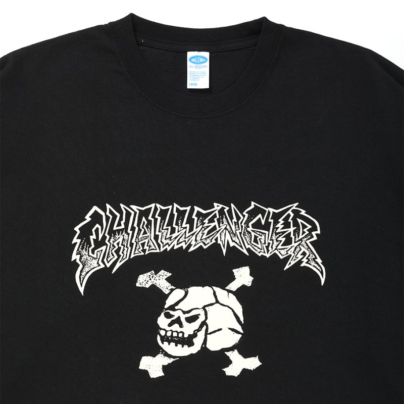 画像3: CHALLENGER/L/S SKULL TEE（BLACK）［スカル長袖T-26秋冬］