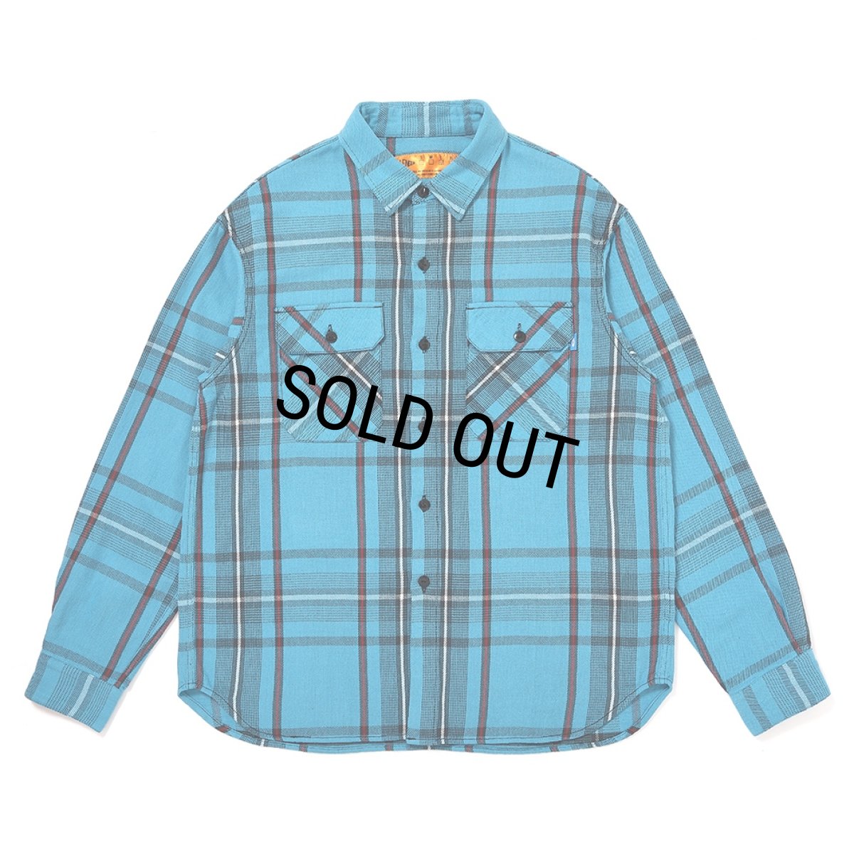画像1: CHALLENGER/CLASSIC PLAID SHIRT（TURQUOISE）［クラシックチェックシャツ-26秋冬］ (1)