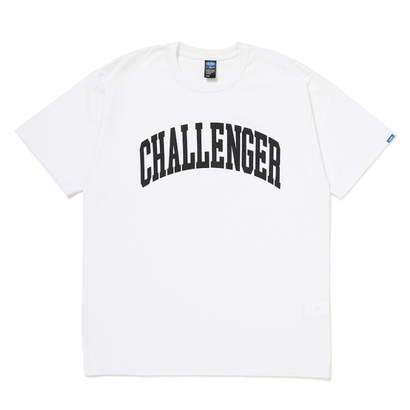 画像1: CHALLENGER/COLLEGE TEE（WHITE）［カレッジT-26秋冬］