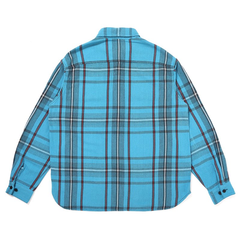 画像2: CHALLENGER/CLASSIC PLAID SHIRT（TURQUOISE）［クラシックチェックシャツ-26秋冬］