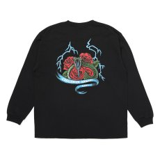 画像1: CHALLENGER/L/S SNAKE TEE（BLACK）［スネーク長袖T-26秋冬］ (1)